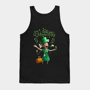 Saint Patrick's Day for nurses. Tank Top